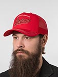 Бейсболка STETSON арт. 7751171 TRUCKER CAP AMERICAN HERITAGE CLASSIC (красный)